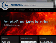 Tablet Screenshot of kvt-group.de